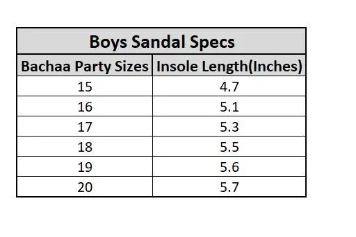 Boys Sandal C-2 - Red