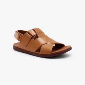 Cross-Strap Mens Sandals