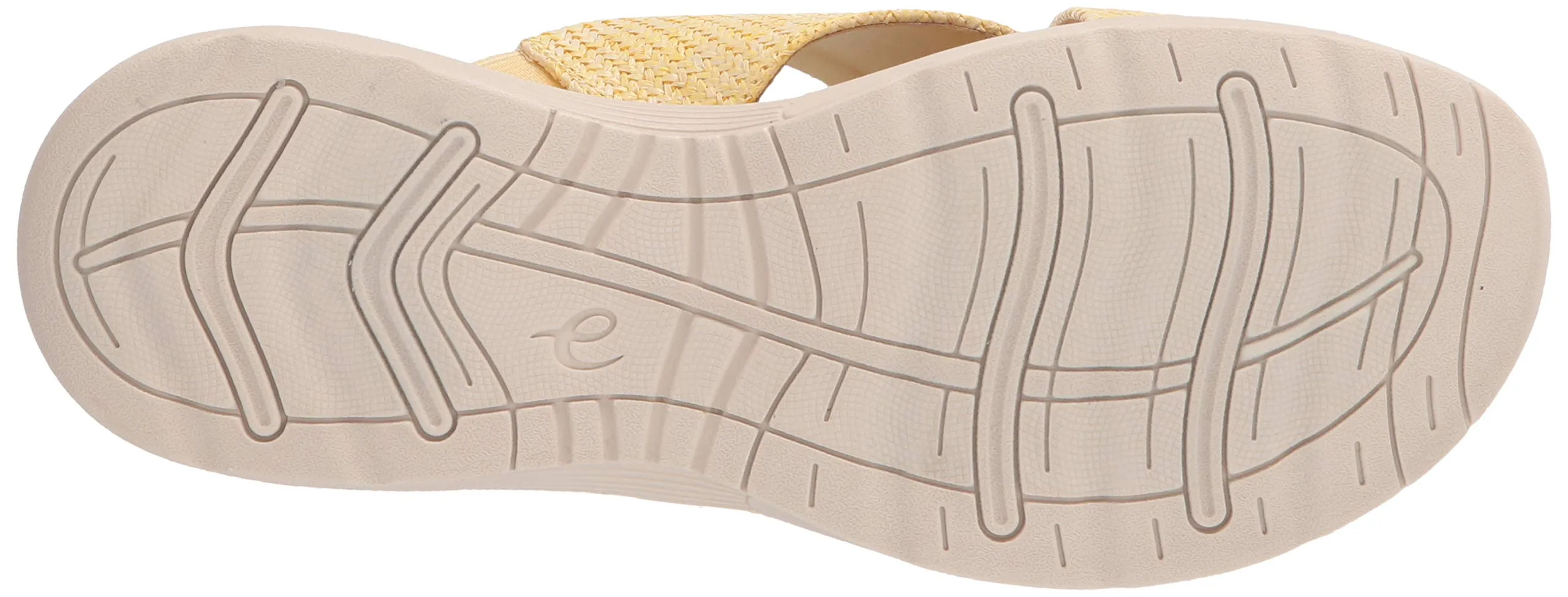 Easy Spirit Taite3 Yellow Fashion Slip On Thong Caged Open Toe Slide Sandals