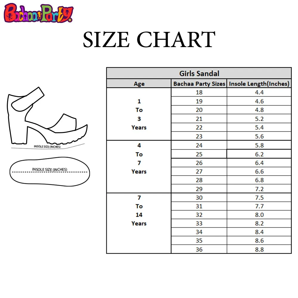 Girls Sandal Heels 456-4 - BLACK