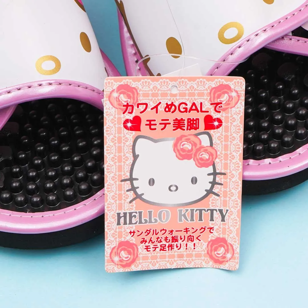 Hello Kitty Velcro Massage Sandals - Pink / Medium