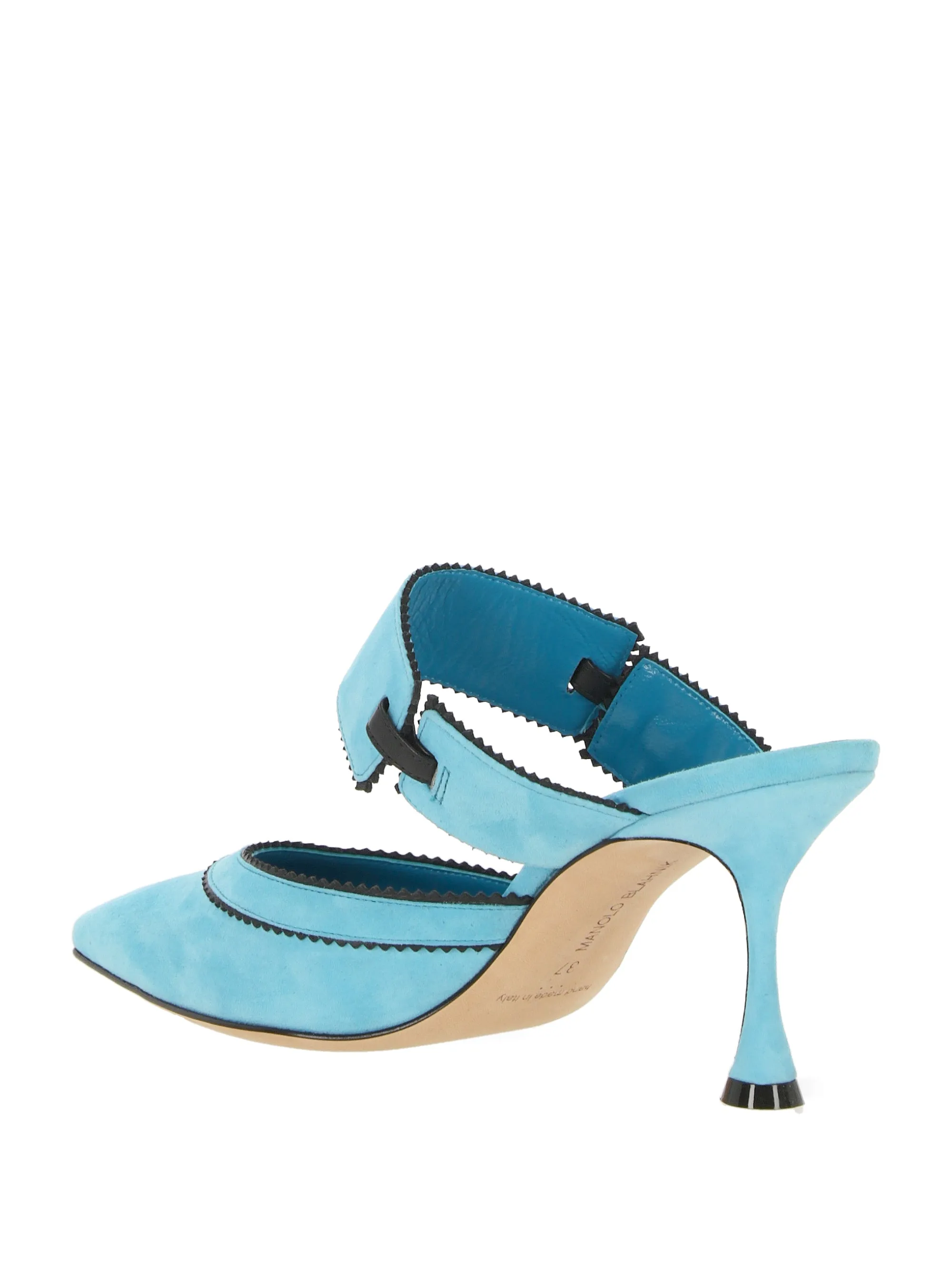 Light Blue Heeled Women's Sandals