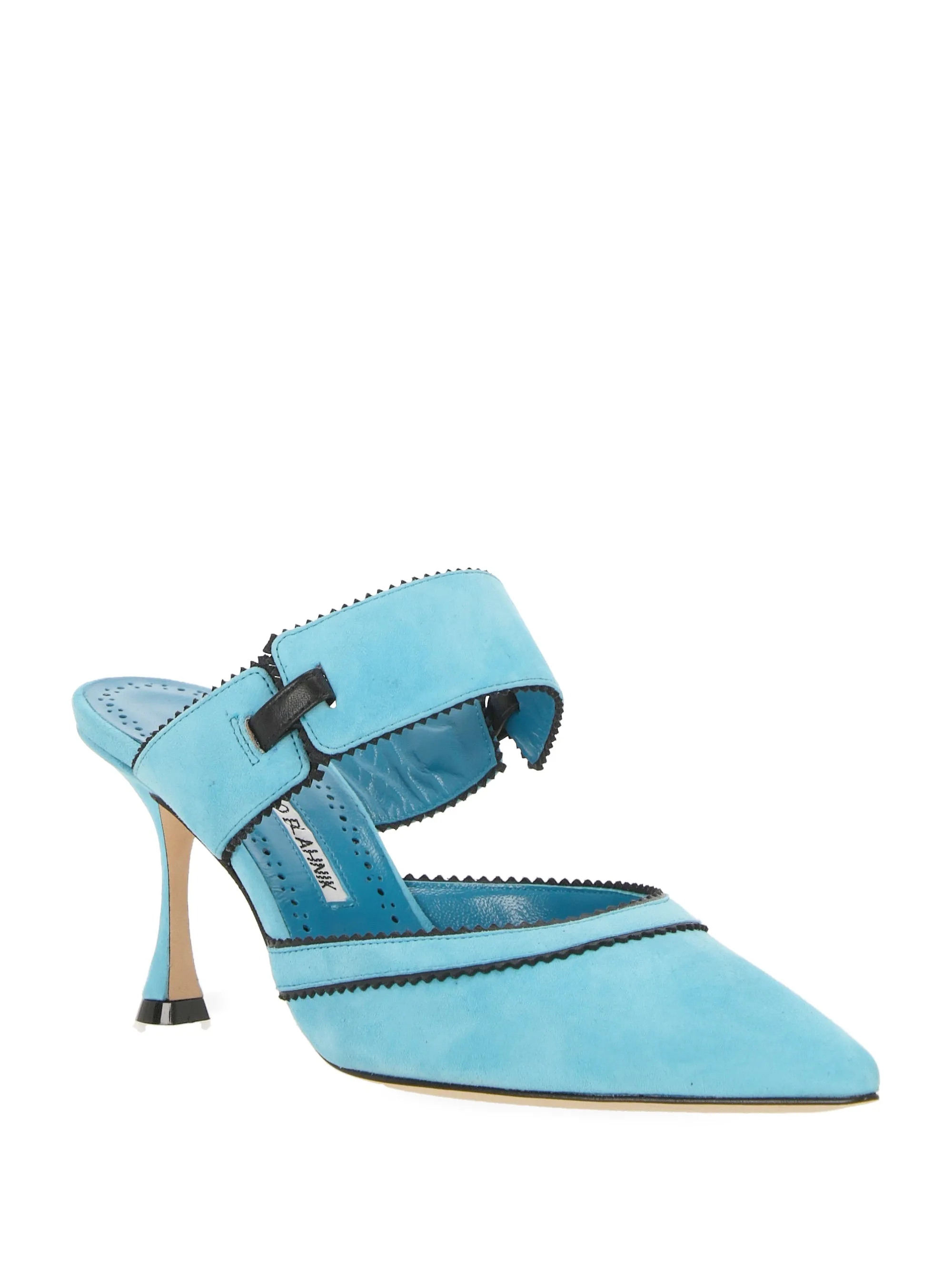 Light Blue Heeled Women's Sandals