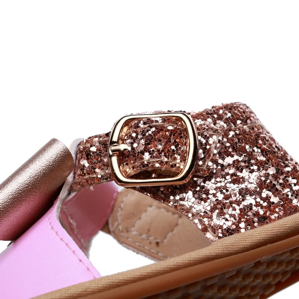 Malia Glitter Summer Sandals