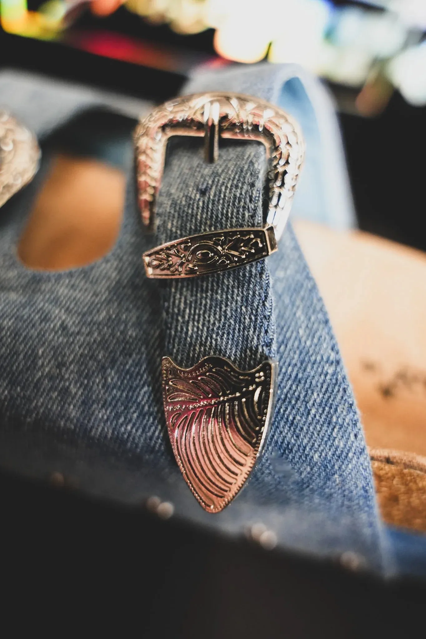 Platinum Buckle Platforms