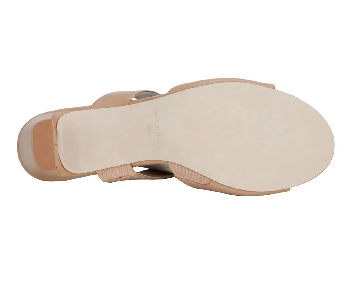 Ros Hommerson Lorelai Women's Strap Slide Sandal In Nude