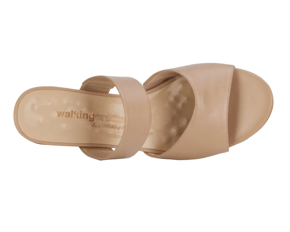 Ros Hommerson Lorelai Women's Strap Slide Sandal In Nude