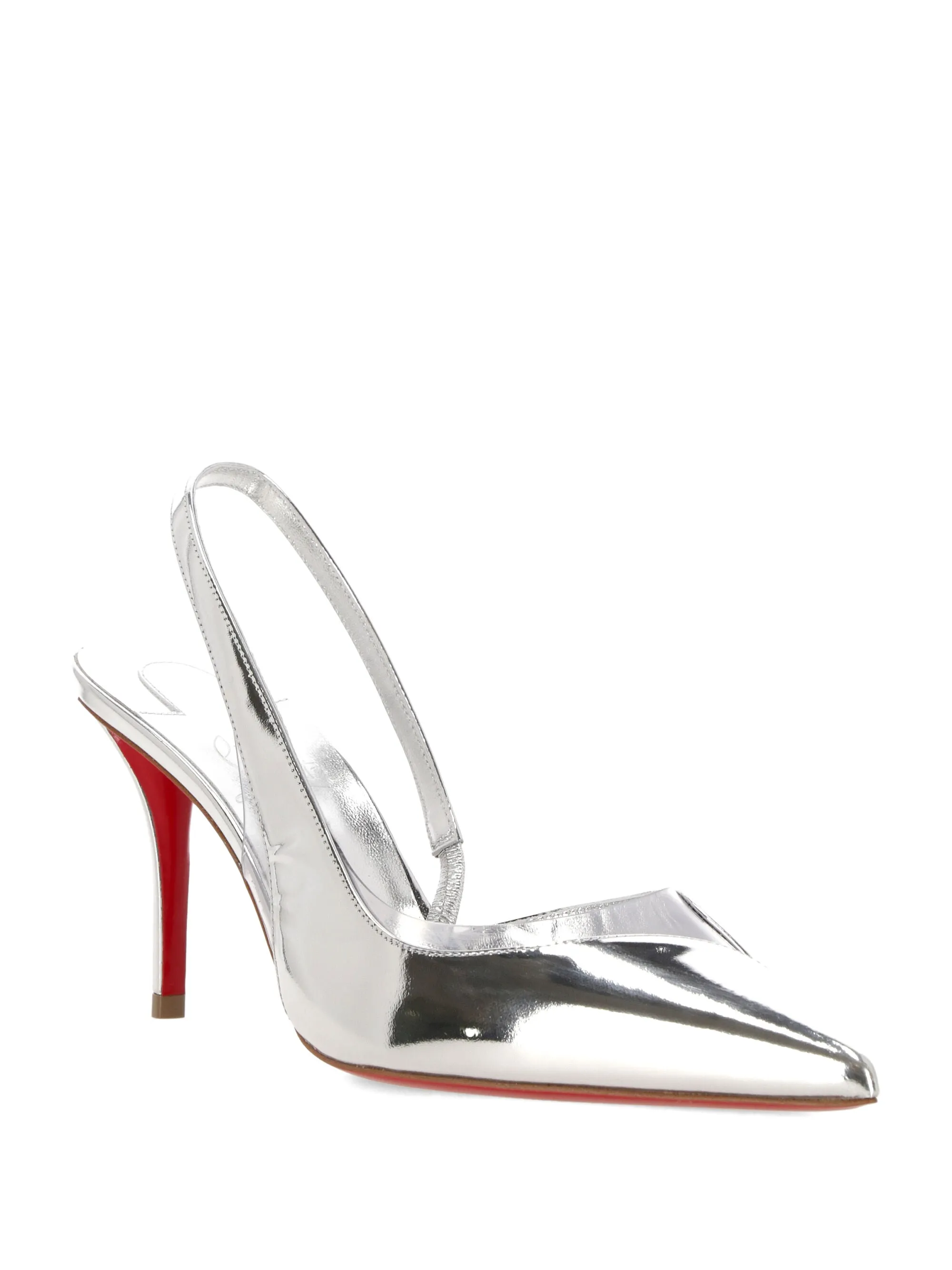 Silver Heeled Sandals for Women