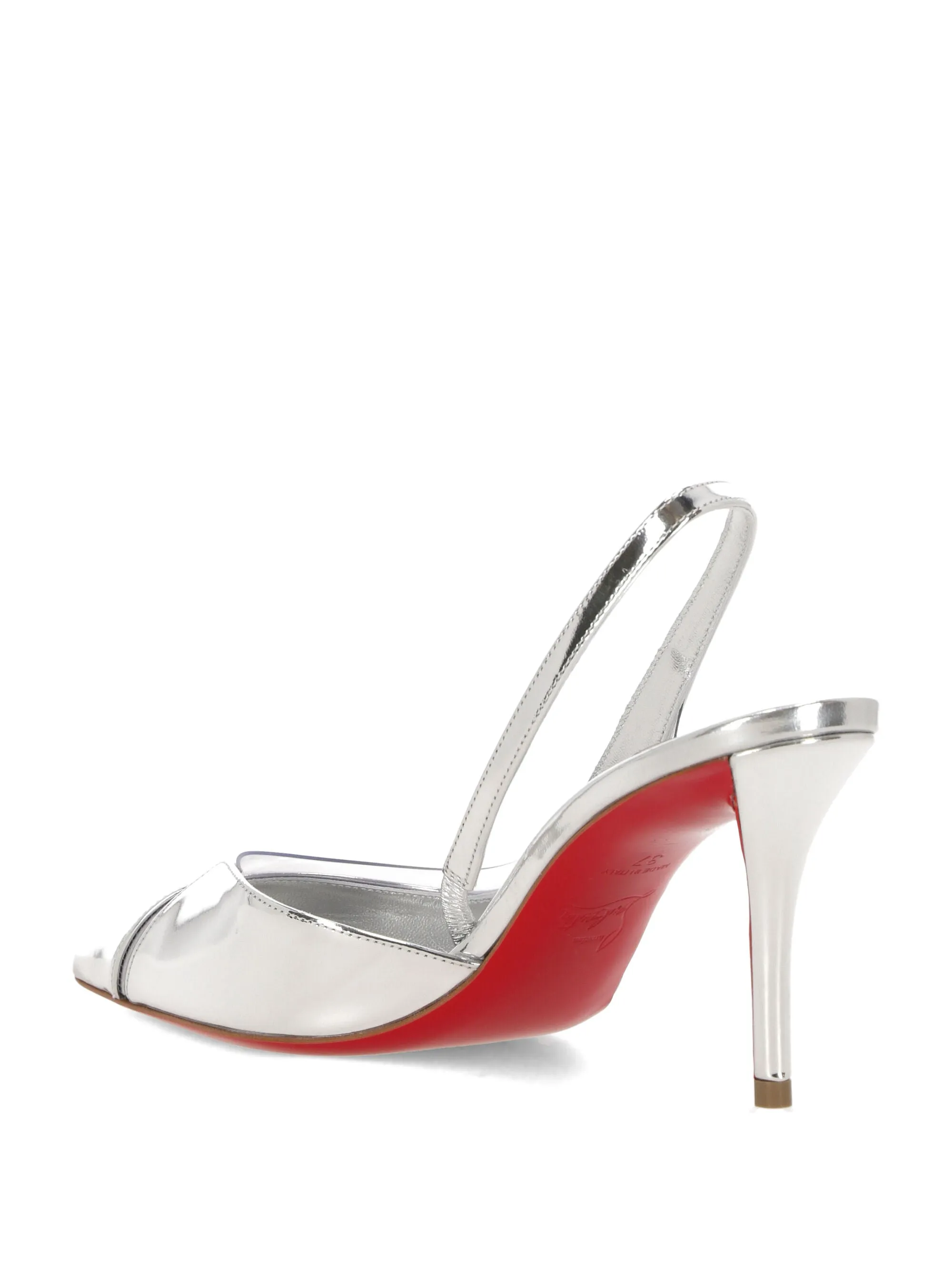 Silver Heeled Sandals for Women
