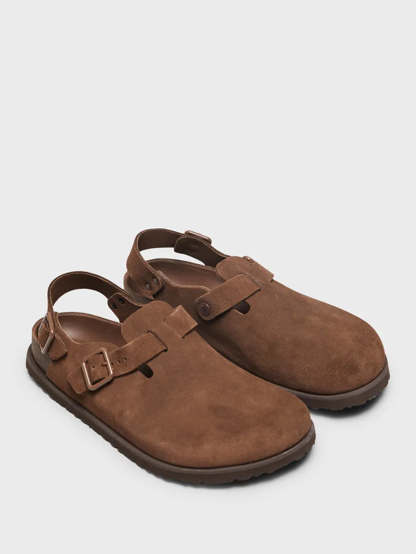 Tokio Cazador Leather Sandals in Brown